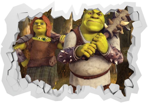 Шрек для печати