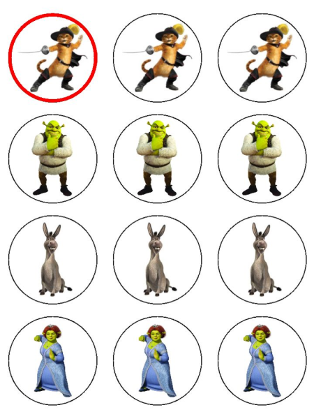 Шрек Стикеры телеграмм