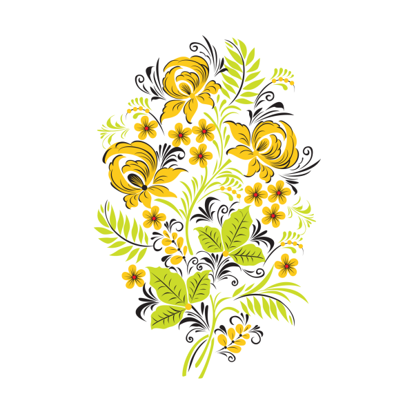 Хохломские завитушки