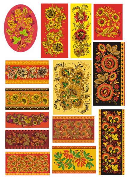 Хохлома в полосе