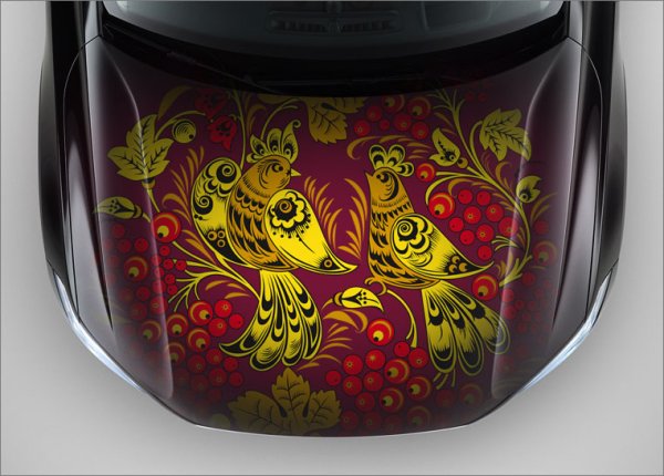 Виньетка Хохлома