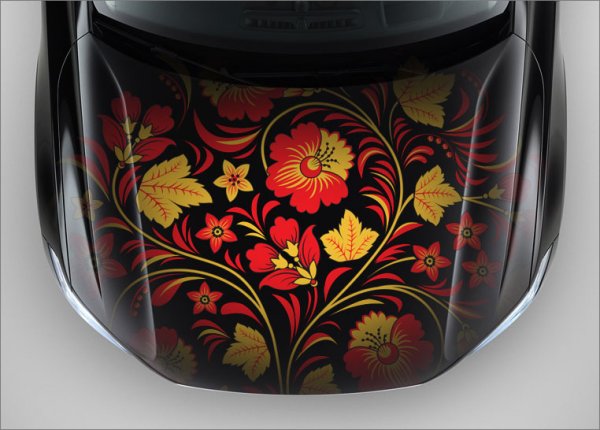 Матрешка наклейка