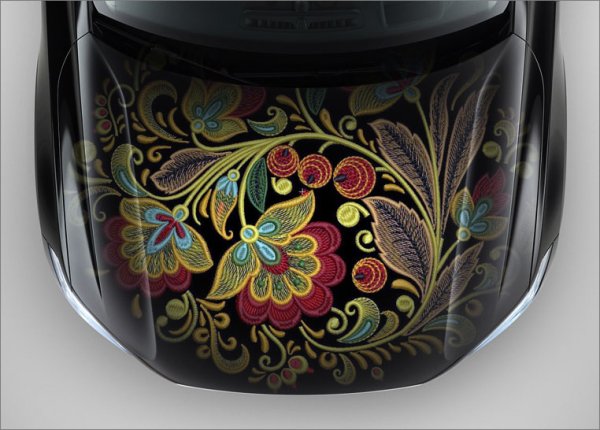 ВАЗ 2110 под хохлому