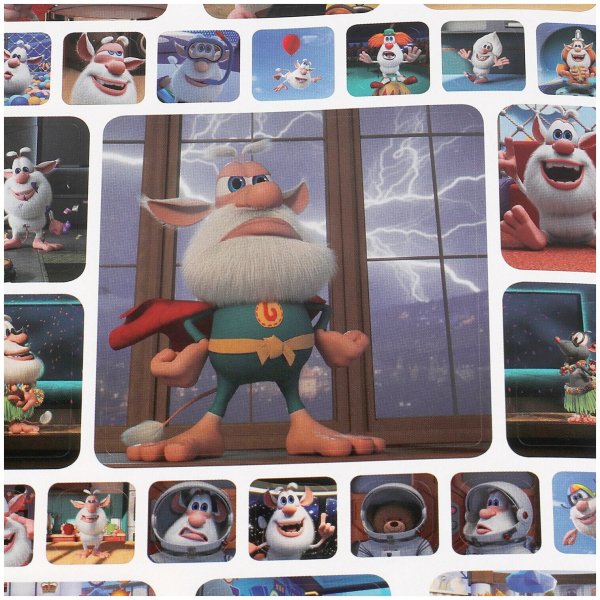 Веселимся с Бубой. Многоразовые наклейки