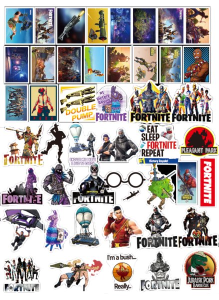 Наклейки из ФОРТНАЙТ