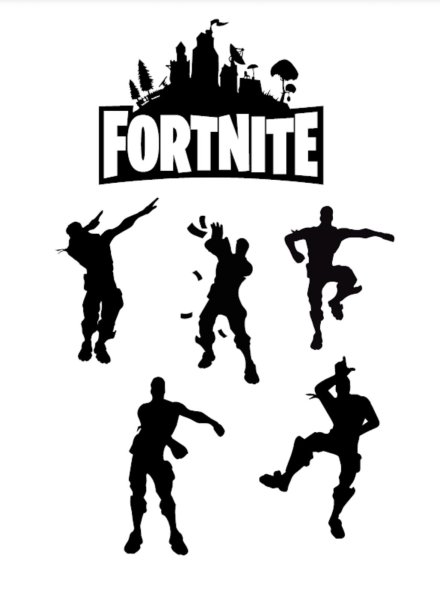 Трафарет Fortnite