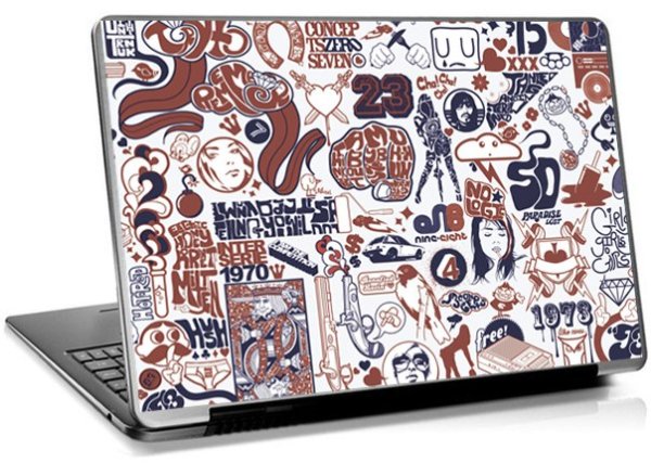 Наклейки на ноутбук