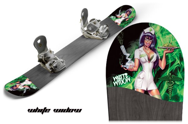 Сноуборд Roxy наклейка