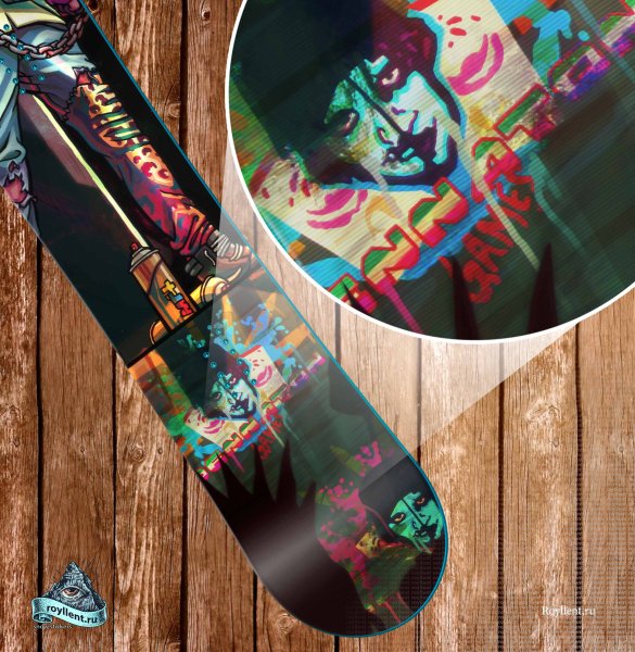 Наклейки на сноуборд