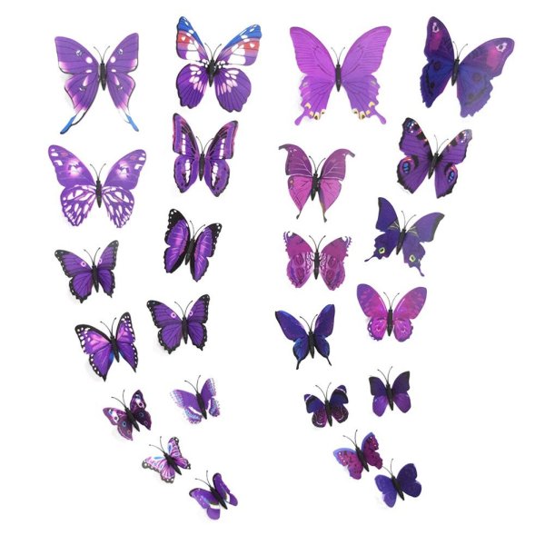 Наклейки бабочки на стену