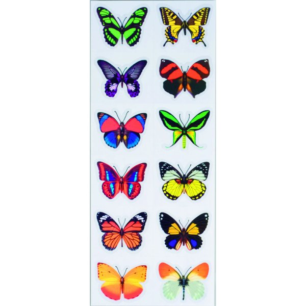 _100наклеек(Росмэн) бабочки