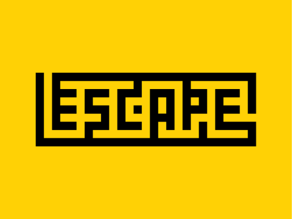 Оранжевый Escape текст