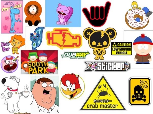 Заготовки для стикеров