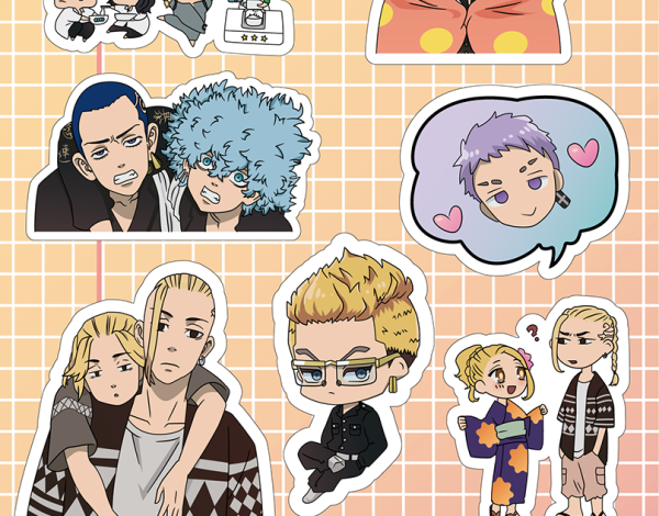 Наклейки аниме Токийские Мстители