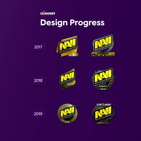 Наклейка КС го Navi