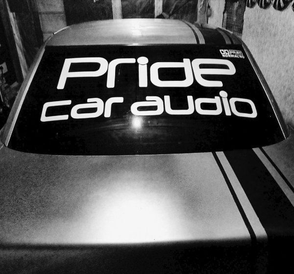 Pride car Audio наклейка