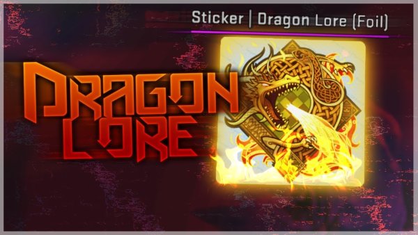 Наклейка Dragon Lore