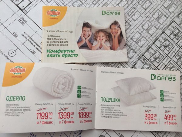 Постельное белье Глобус по фишкам