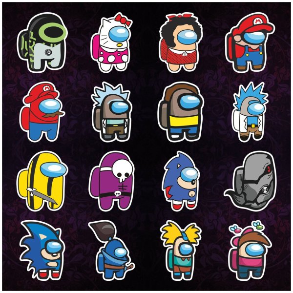 Стикеры амонг АС