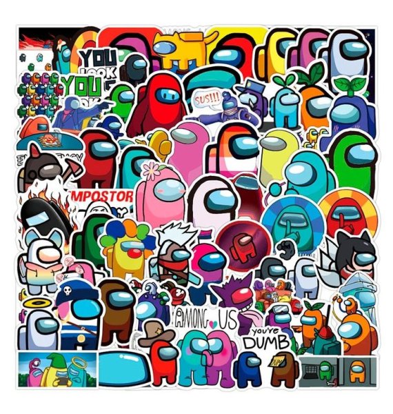 Наклейки из популярных игр