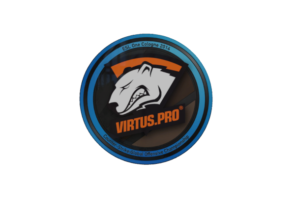 Наклейка Virtus Pro Золотая Катовице 2015