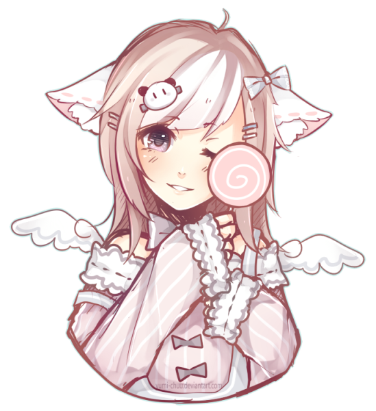 Аниме Стикеры арт