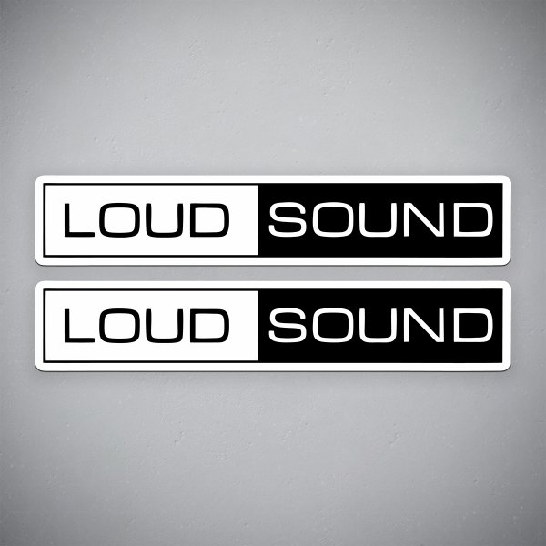 Лоундсаунд наклейки