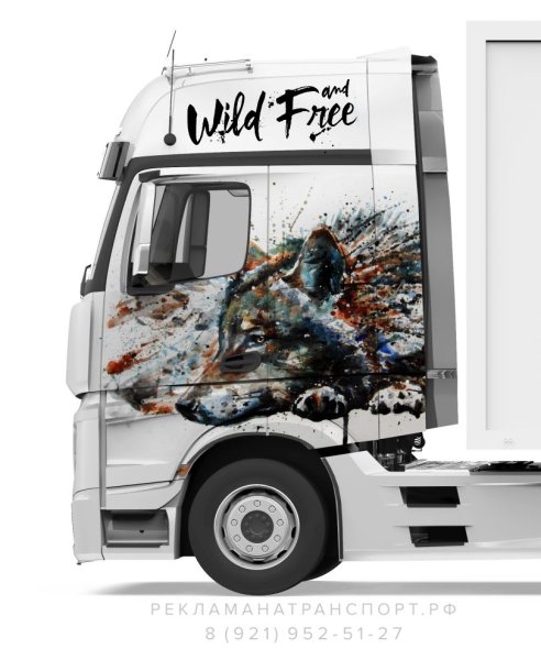 Грузовики с наклейками