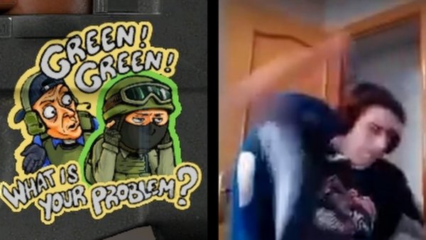 Green Green what is your problem Sticker