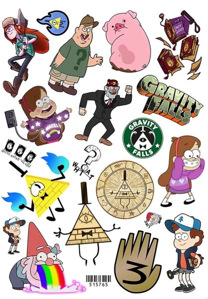 Stickers Гравити Фолз