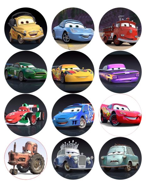 Наклейки для мальчиков Тачки