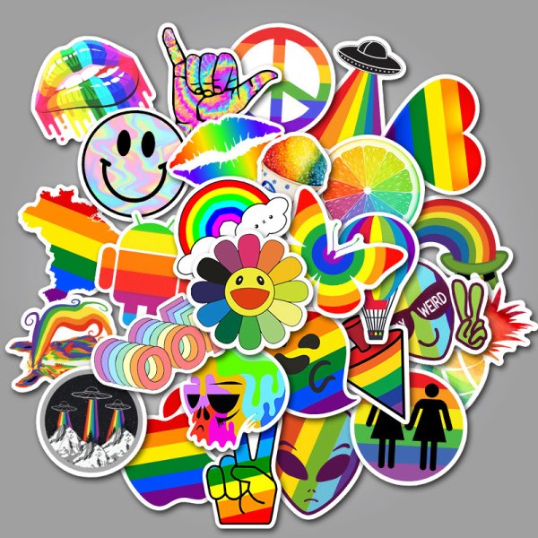 Радужные Стикеры