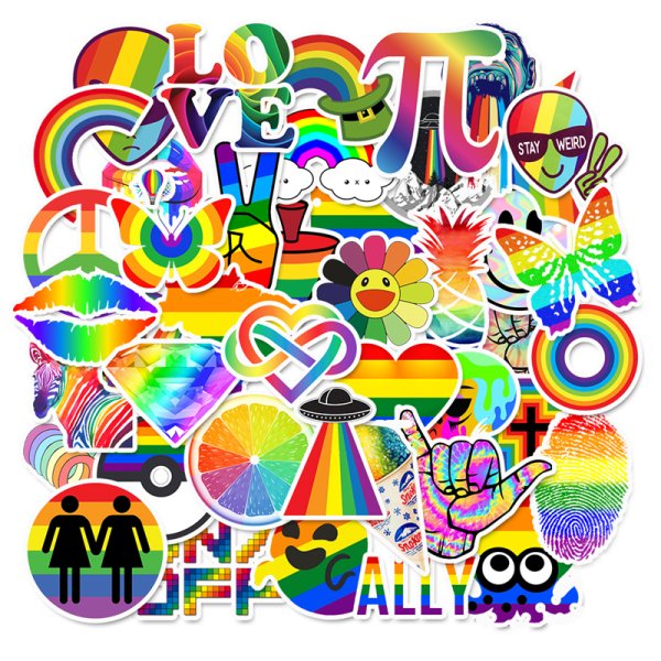 Радужные Стикеры