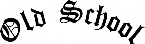 Old School надпись