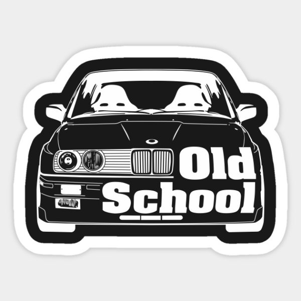 Old School наклейка