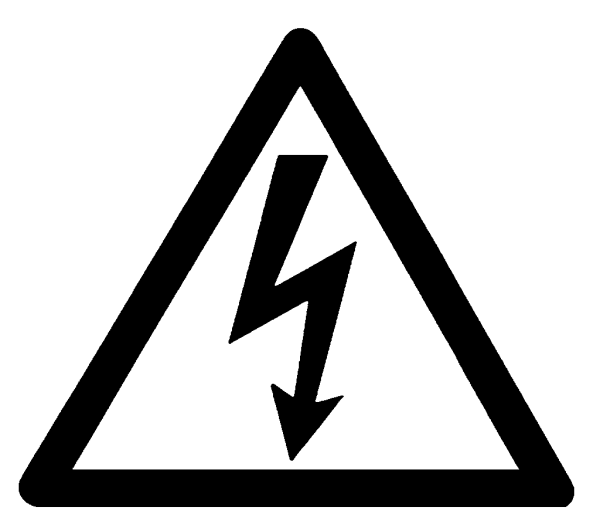 Знак осторожно электрическое напряжение w08-t150