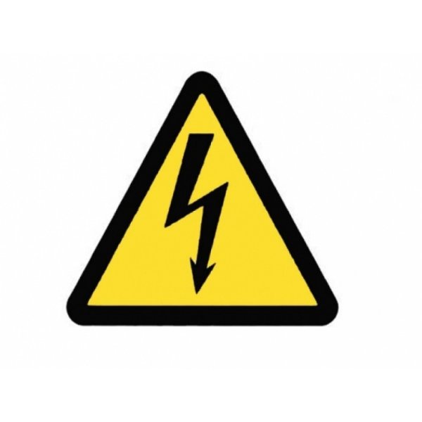 Знак молния 150х150х150мм