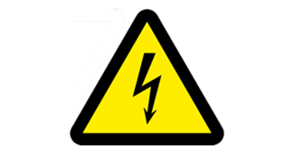 Знак электробезопасности молния ГОСТ