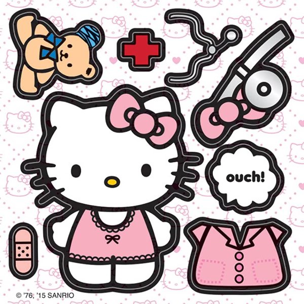 Hello Kitty Sanrio Стикеры