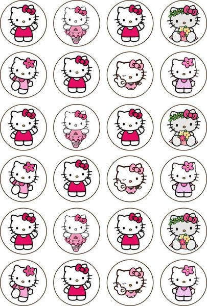 Наклейки Хелло Китти