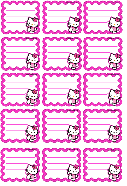 Бейджики с Хеллоу Китти