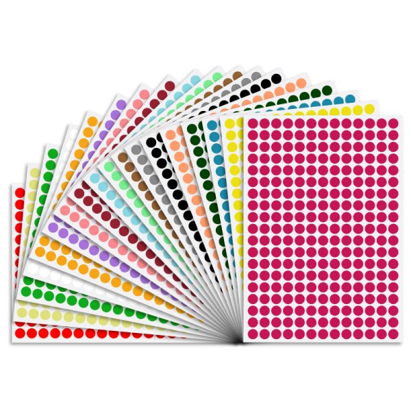 Маркировочные Стикеры цветные