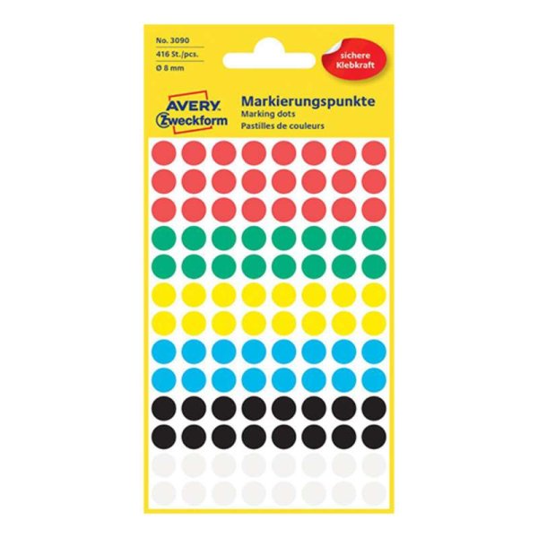 Самоклеящиеся этикетки-точки Avery Zweckform