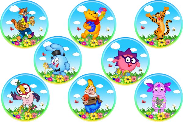 Наклейки на шкафчики для детского сада