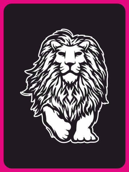 Лев Прайд наклейка
