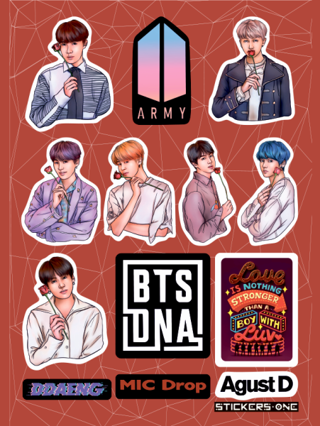 Стикеры БТС