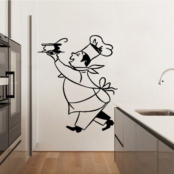 Наклейки на стену на кухню