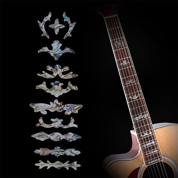 Наклейки на гриф бас гитары