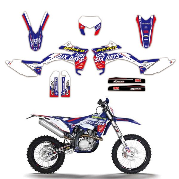 Наклейки на мотоцикл эндуро