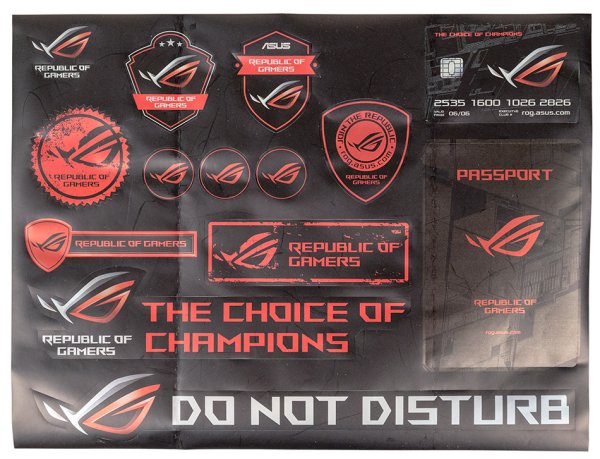 Наклейки ASUS TUF